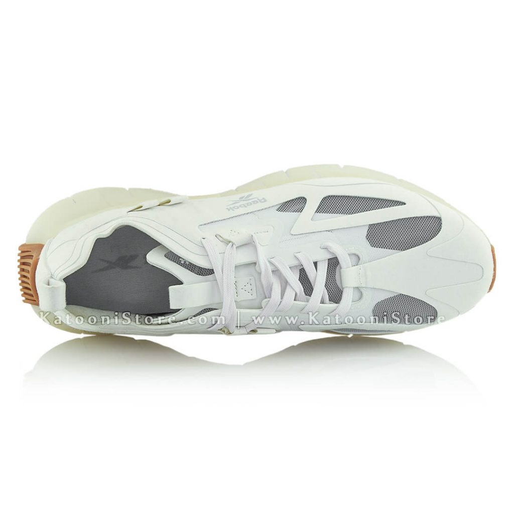 کفش اسپرت و کتونی ریباک زیگ کینتیکا کانسپت ( سفید قهوه ای ) - Reebok Zig Kinetica Concept Type 1 TR ( White Brown )